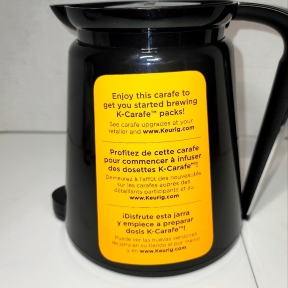 Keurig Carafe 2.0 Solid Black  K-Carafe Replacement Coffee Pot 32‎ oz.